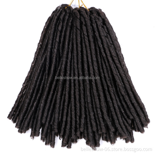 12 Inch Goddess Faux locs Crochet Hair 6 Crochet Hair Extensions Faux locs Braiding Hair Afro Kinky Soft Dreadlocs